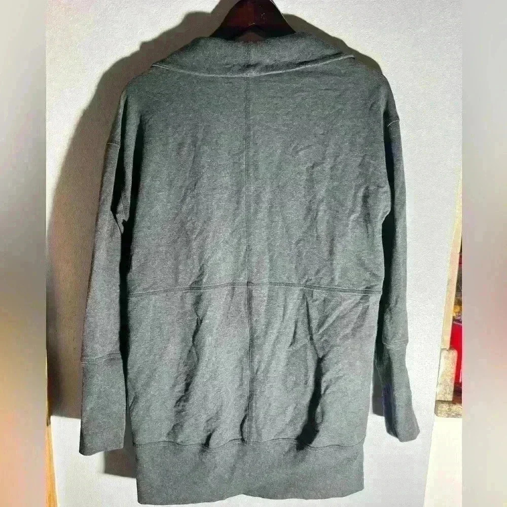 Eddie Bauer Gray Sweatshirt Cardigan - Medium - Picture 5 of 5